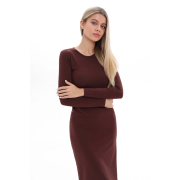 Сукня приталеного силуету 25015 German Volf колекція Шоколад - Фото №5