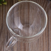 Кружка скляна з подвійними стінками Olens Серце 150 мл 16959-1N - Фото №5