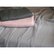 Плед-простынь хлопковый Косичка Grey Selena 509101 - Фото №5