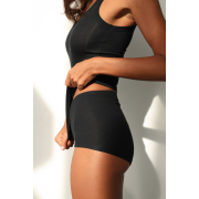 Труси-брифи жіночі 24114 модаловий рубчик German Volf чорний - Фото №3