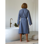 Халат чоловічий вафельний Cosy 801N маренго - Фото №4