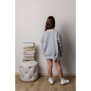 Кардиган для дівчинки Art Knit сірий зі смужками - Фото №5