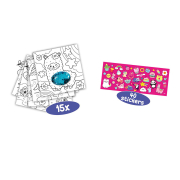 Книжка-розмальовка Блискітки SES Creative 00114S - Фото №4