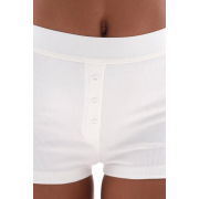 Боксери жіночі бавовняний рубчик German Volf 25085 молочні - Фото №5