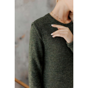 Сукня в'язана Ніколь максі Art Knit темно-зелена - Фото №7