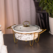 Марміт круглий 1 л Yiwu HP1037 - Фото №3