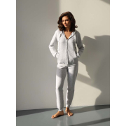 Костюм жіночий капітоній German Volf сірий меланж - Фото №7