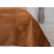 Покривало Ромб круглий Velour кавовий ТЕП - Фото №4