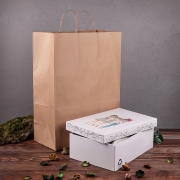 Пакет крафтовий коричневий - Фото №3