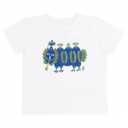 Футболка в етно стилі для хлопчика Бембі ФБ950 біла - Фото №3