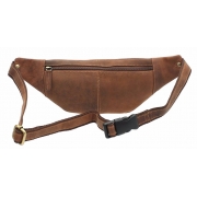 Шкіряна чоловіча сумка на пояс Visconti 721 oil tan - Фото №4