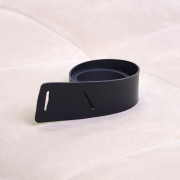 Ремінь жіночий шкіряний Art Knit чорний - Фото №6