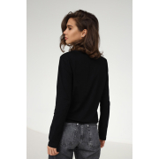 Лонгслів жіночий базовий 23118 German Volf чорний - Фото №3