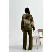 Штани в'язані Vibe Wool Art Knit оливковий - Фото №5