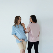 Футболка для годування Мамин Дом 24303 блакитна - Фото №8