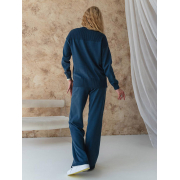 Штани в'язані Katrin new Art Knit синій джинс - Фото №4