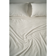 Комплект постільної білизни SoundSleep Stonewash Adriatic milky молочний - Фото №11