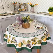 Скатертина гобеленова кругла LiMaSo Round044VE - Фото №4