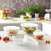 Салатник з кришкою 17см Luminarc Empilable H1151 - Фото №7