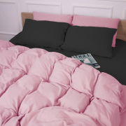 Наволочка 002-008 Black Pink фланель MirSon - Фото №3