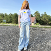 Футболка унісекс з принтом Home Emily біла - Фото №3