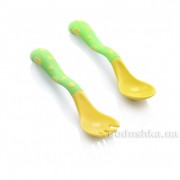 Набір дитячий вилка з ложкою Nuby 5256 - Фото №6