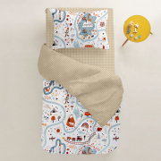 Дитяча підковдра Traveling Animals ранфорс Cosas - Фото №3