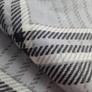 Наволочка фланелева Flanel Cozy Grey SoundSleep фланель клітинка сіра - Фото №3