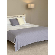 Плед вязаный Cotton Прованс серый - Фото №6