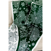 Плед Різдво Прованс зелений - Фото №6