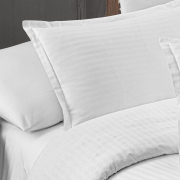 Постельное белье Altinbasak Poplin Infinity Lace поплин белый простынь на резинке - Фото №3