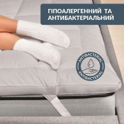 Наматрацник антиалергенний суперщільний Дабл Ideia з гумками по кутах - Фото №11