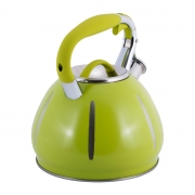 Чайник зі свистком 3л Kamille 0691A зелений - Фото №6