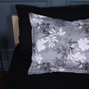 Постільна білизна 00-8 Black Flowers поплін MirSon - Фото №5