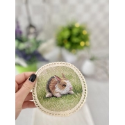 Серветка гобеленова кругла 10 см LiMaSo Round1179M-10D - Фото №3