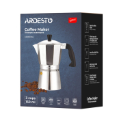 Кавоварка гейзерна 150 мл Gemini Cremona Ardesto AR0803AG - Фото №4