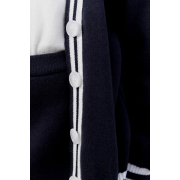 Кардиган для дівчинки Art Knit синій зі смужками - Фото №8