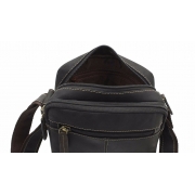 Чоловіча шкіряна сумка-месенджер Visconti S-8 oil brown - Фото №5