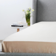 Простирадло велюрове на гумці Velour ТЕП бежеве - Фото №4