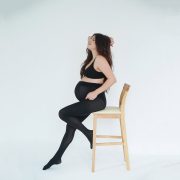 Колготки для вагітних Мамин Дім 100 den 590 Чорний - Фото №13