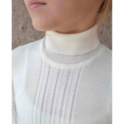 Гольф для девочки Pretty Art Knit молочный - Фото №5