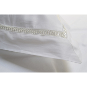 Постельное белье Queena сатин-premium Lotus Home белый - Фото №6