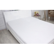 Простирадло на гумці Велюр Winter Frost 28-0001 White Velvet MirSon - Фото №3