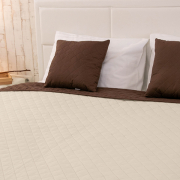 Двусторонее покрывало Барселона Руно шоколадно-молочное - Фото №7