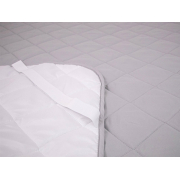 Наматрацник антиалергенний Grey White Руно з гумками по кутах - Фото №5