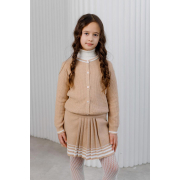 Кофта для дівчинки Герда Art Knit бежевий - Фото №4