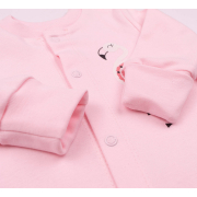 Комбінезон-чоловічок для дівчинки КБ122 інтерлок Bembi 90F-світло-рожевий - Фото №4