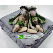 Ковдра конопляна демісезонна Графіт Climate control Ukono - Фото №4