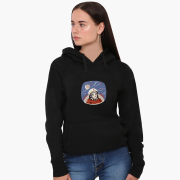 Худи женский Космо Кошки MobiPrint 8921-2058 черный - Фото №3