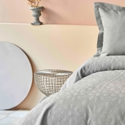 Покрывало с наволочкой Back To Basic gri Karaca Home серый - Фото №3